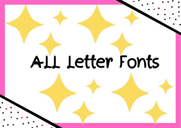 All Letter Style: A Handwritten Font for Crafters and Sellers