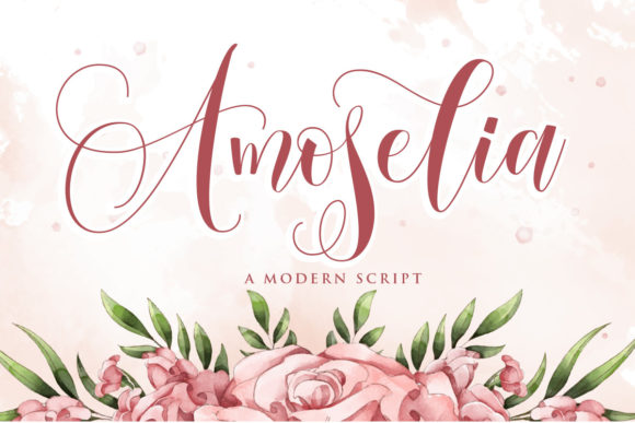 Amoselia: The Script Handwritten Typeface for Editorial Elegance