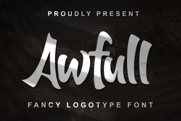 Awfull: The Handwritten Typeface for Editorial Distinction