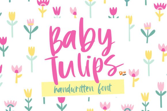 Baby Tulips: A Soft Script Handwritten Typeface for Editorial Design