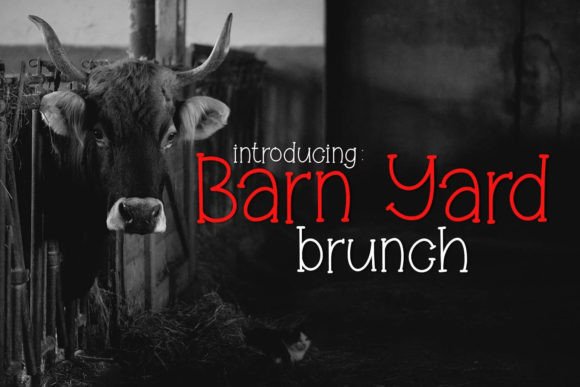 Barnyard Brunch: A Handwritten Font for Editorial Design