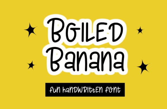 Boiled Banana: A Playful Handwritten Font for Bold Brand Identities