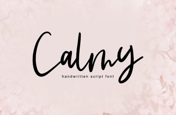 Calmy: A Designer’s Honest Review of This Script Handwritten Typeface