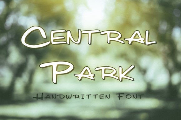 Central Park: A Handwritten Script Font for Authentic Brand Identity