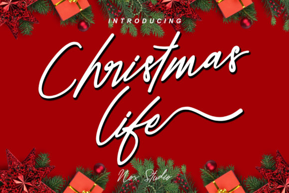 Christmas Life: The Handwritten Font for Festive Brand Identity