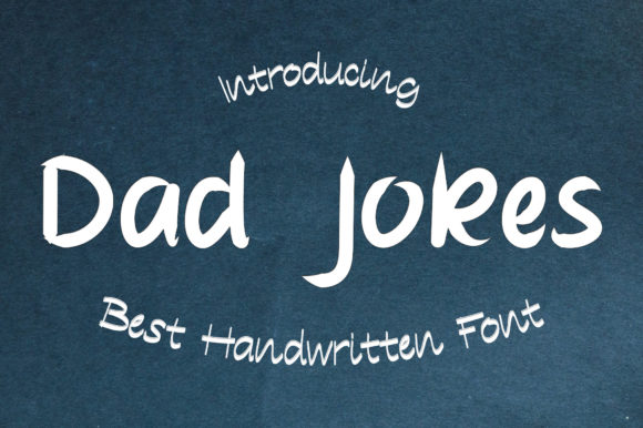 Dad Jokes: The Handwritten Font That Elevates Modern Web Design