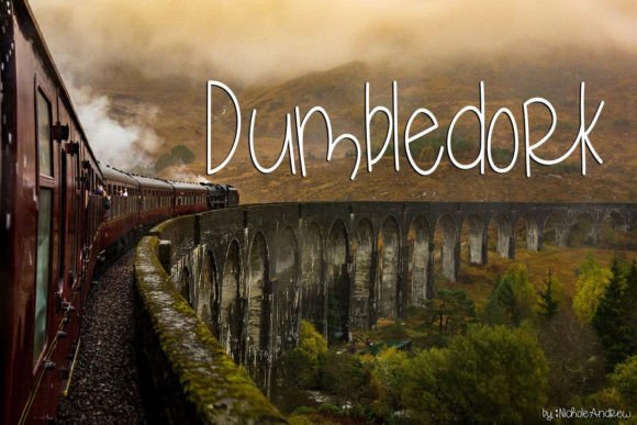 Dumbledork: A Quirky Handwritten Font for Playful Brand Identity