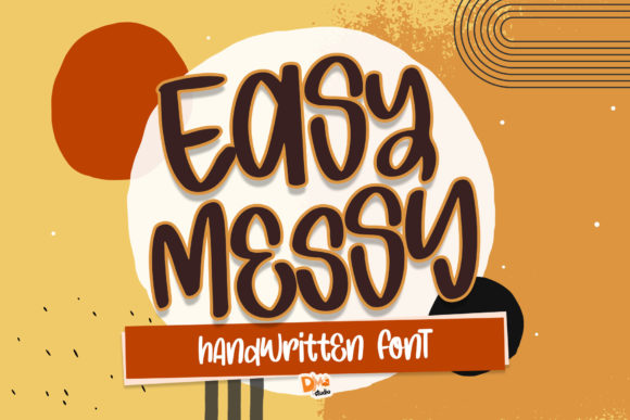 Easy Messy: A Handwritten Font for Editorial Design