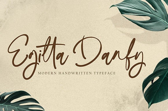 Egitta Danfy Typeface Review: A Fresh Handwritten Font for Makers