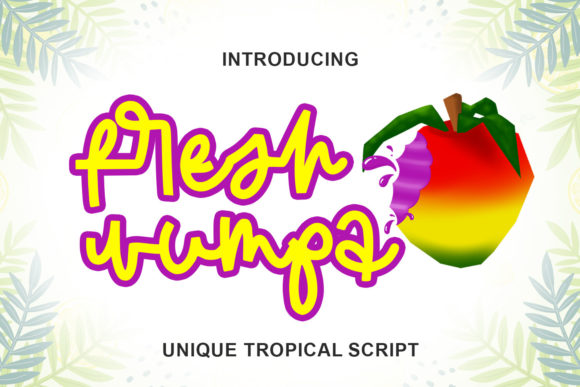 Fresh Wumpa: A Whimsical Handwritten Typeface for Relaxed Branding