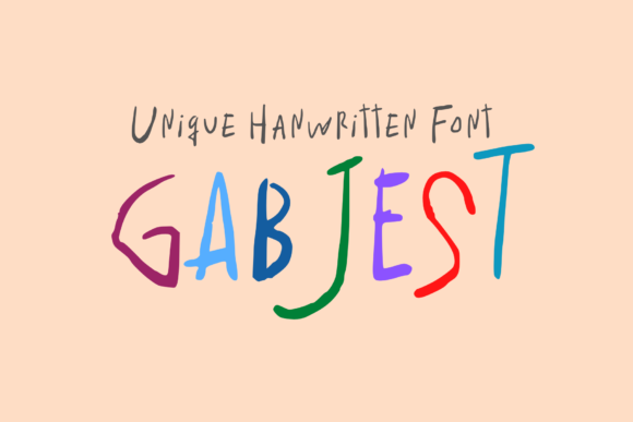 Gabjest: A Handwritten Typeface for Authentic Web Design