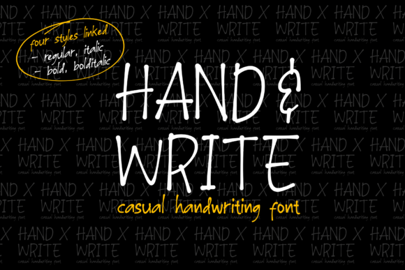 Hand and Write: A Whimsical Script Handwritten Font for Editorial Design