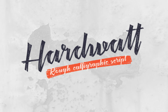 Hardwatt Typeface: A Handwritten Script for Digital Branding
