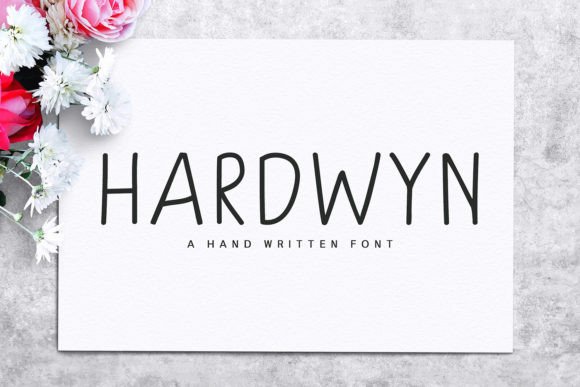 Hardwyn: The Creative Handwritten Font for Stronger Campaign Visuals