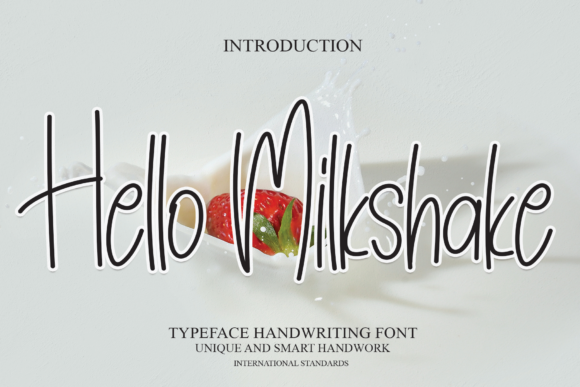 Hello Milkshake: The Quirky Handwritten Font for Relaxed Branding