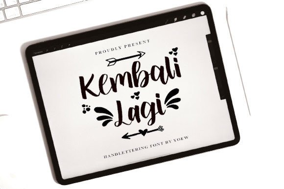 Kembali Lagi: A Handwritten Brush Font for Authentic Brand Identity