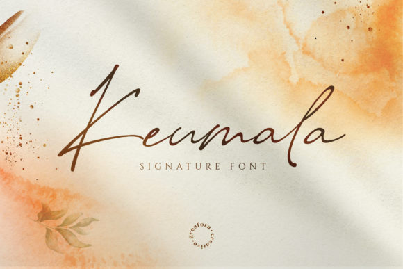 Keumala: The Script Handwritten Font for High-Impact Campaign Design