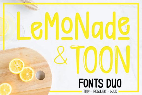 Lemonade Toon: A Handwritten Font for Polished Brand Identity