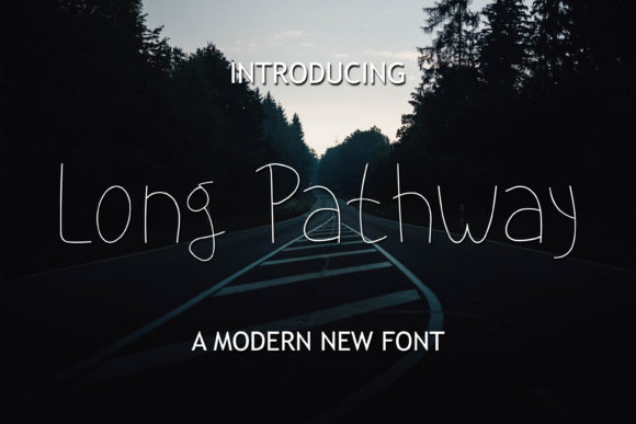 Long Pathway: The Handwritten Typeface for Scroll-Stopping Brand Content