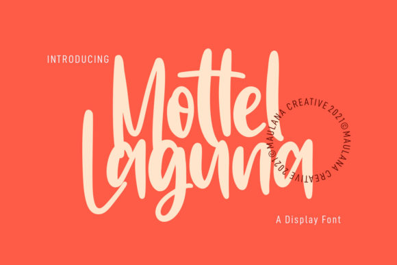 Mottel Laguna: The Handwritten Typeface for Authentic Craft Branding