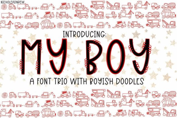 My Boy: A Handwritten Font Trio for Authentic Small Business Branding