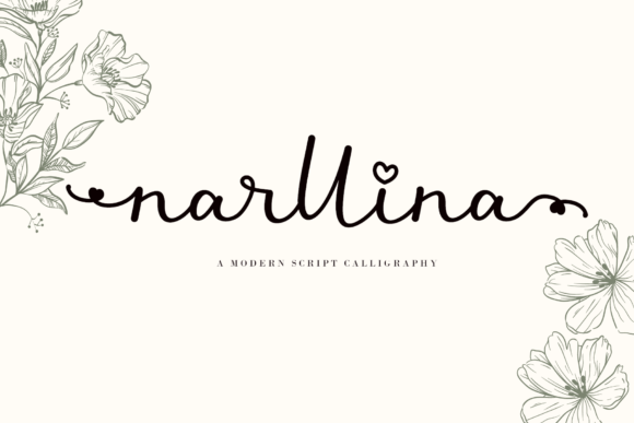 Narllina: A Handwritten Font for Elegant Web Design