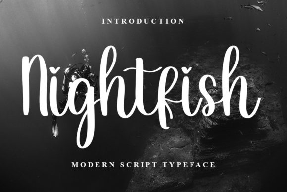Nightfish: A Handwritten Font for Authentic Brand Identity