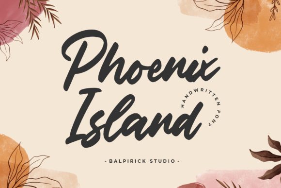 Phoenix Island: A Timeless Handwritten Font for Modern Branding