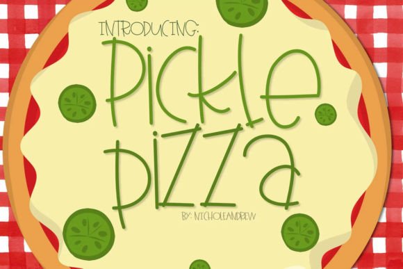 Pickle Pizza: A Thin Handwritten Font for Modern Web Design