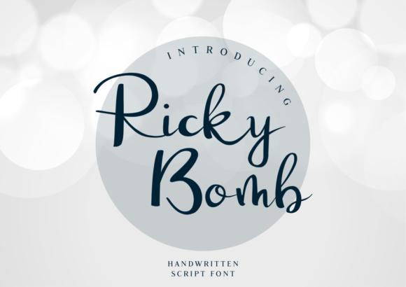 Ricky Bomb: A Script Handwritten Font for Modern Web Design