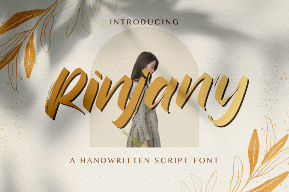 Rinjany Typeface Review: A Textured Hand Brush Font for Creative Brands