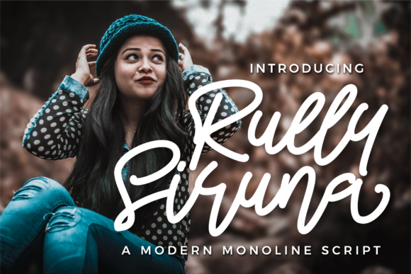 Rully Siruna: A Flowing Handwritten Typeface for Creative Makers