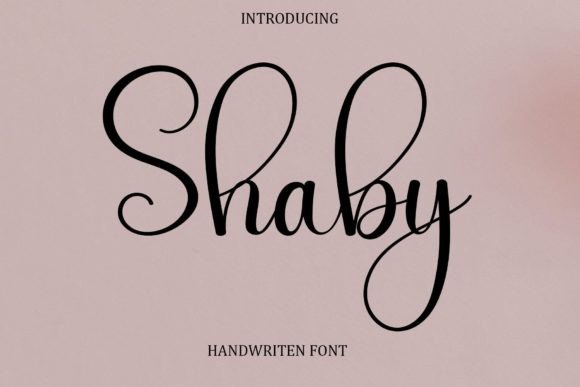 Shaby Typeface Review: Elevating Campaign Visuals with Script Handwritten Design