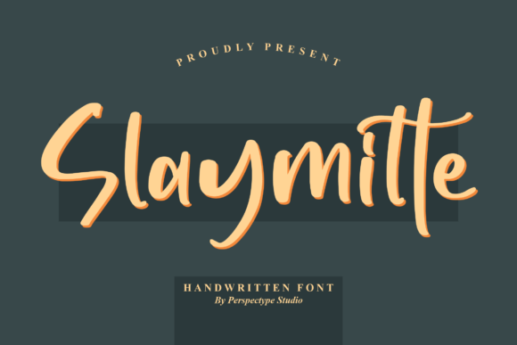 Slaymitte: A Handwritten Font for Editorial Branding