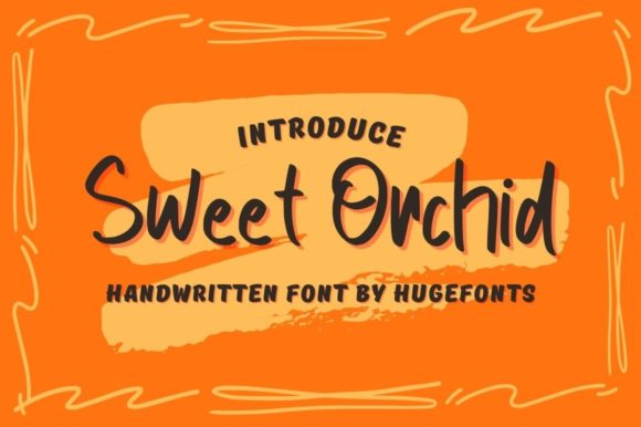 Sweet Orchid: A Playful Script Handwritten Font for Small Business Branding