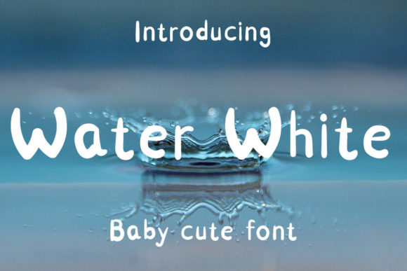 Water White Typeface: A Handwritten Font for Authentic Brand Identity