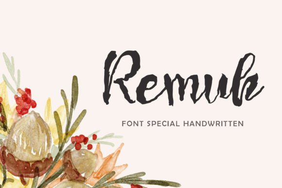 Why Remuk Is the Handwritten Font Your Brand Needs